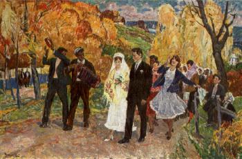 Komsomol wedding by 
																	G S Vasyetsky